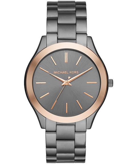 slim runway stainless steel michael kors|Michael Kors slim runway smartwatch.